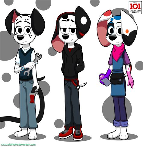 [101] Anthro Dalmatians by PlayZone