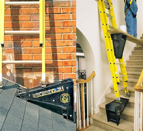 Ladder Leveler Lets You Use Ladder On Stairs and Uneven Surfaces