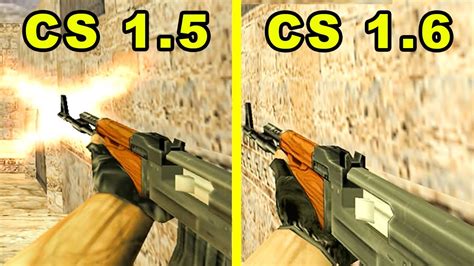Counter-Strike 1.5 vs Counter-Strike 1.6: Weapons Comparison - YouTube