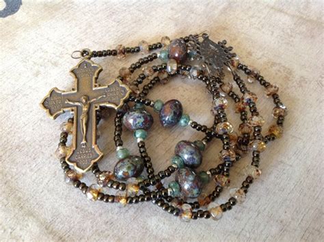 Seven Sorrows of Mary Chaplet Handmade by RosariesHandmaid on Etsy