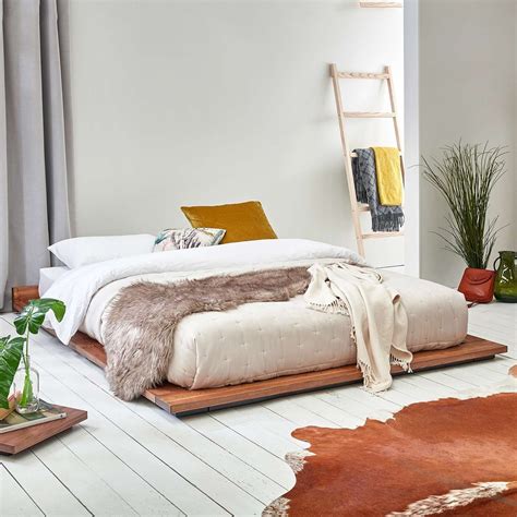 Low Modern Bed | Low bed frame, Minimalist bed, Wooden bed