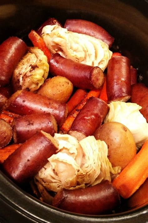 crock pot kielbasa » Slow Cooker Kitchen