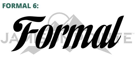 FORMAL FONTS - Jamison Pointe