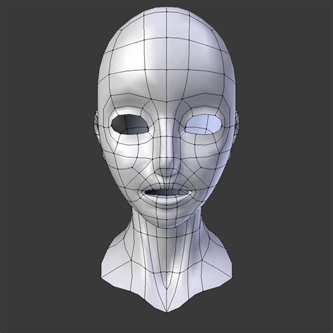 Head Base Mesh 3d Model