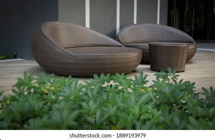 Modern Sofa Furniture On Rooftop Garden Stock Photo (Edit Now) 1889193979