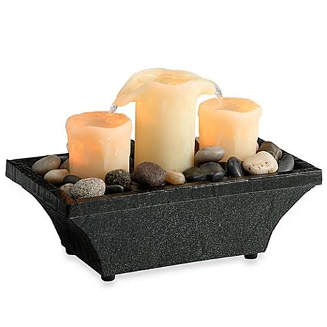 Sarah Peyton™ LED Candle Water Fountain - Bed Bath & Beyond