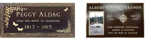 Quality Bronze Memorial Plaques | Cast Bronze Headstones | Custom Bronze Signage | Vancouver ...