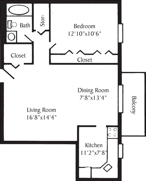 Nob Hill Apartments Floor Plan - floorplans.click