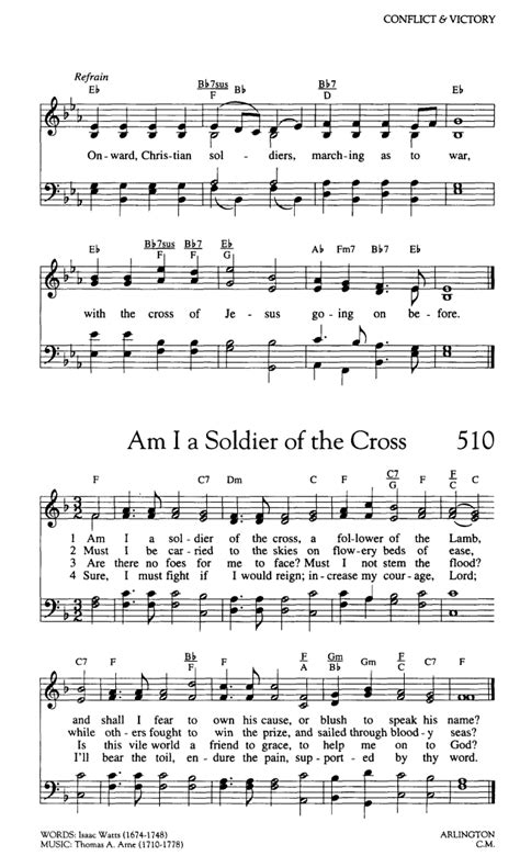 Worship and Rejoice 510. Am I a soldier of the cross | Hymnary.org