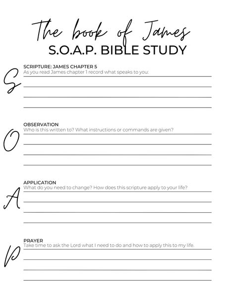 Printable James Bible Study - Etsy