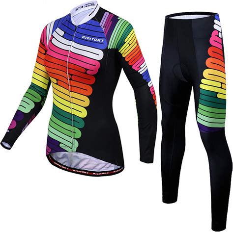 Amazon.com : "N/A" Women's Cycling Jerseys-Ladies Cycling Clothes Upper and Lower Suits ...