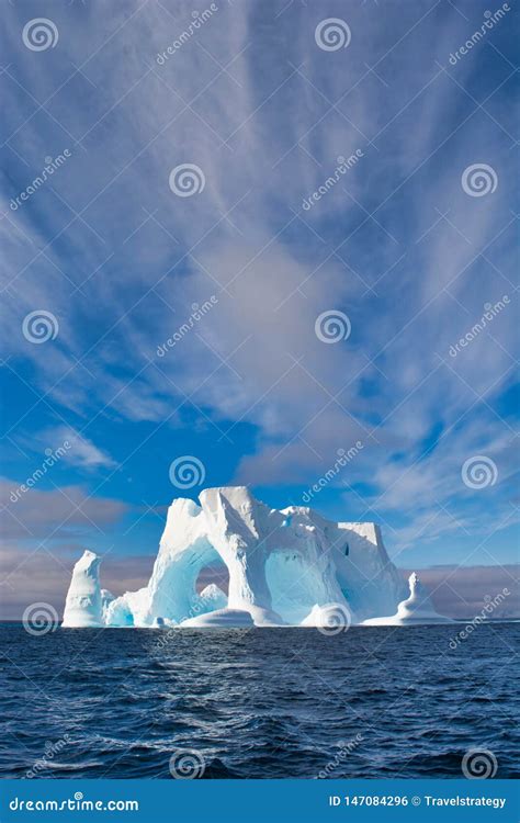 Iceberg in Antarctica stock photo. Image of cold, water - 147084296