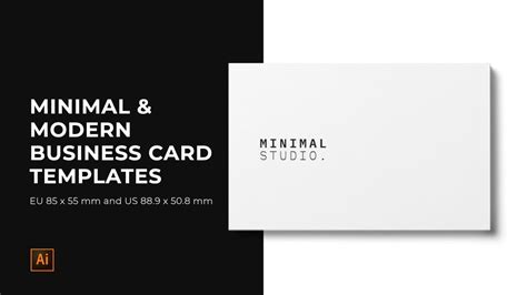 Modern & Minimal Business Card Templates