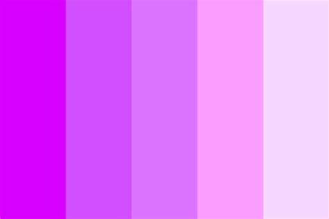 Bright To Light Purple Color Palette