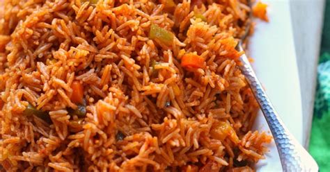 veggie jollof rice Cameroon - Afrovitalityeats