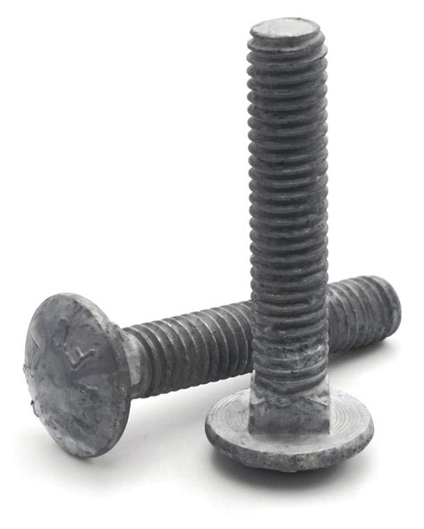 Carriage Bolt Hot Dipped Galvanized - 3/8"-16 x 3" FT - Qty-25: Amazon.com: Industrial & Scientific