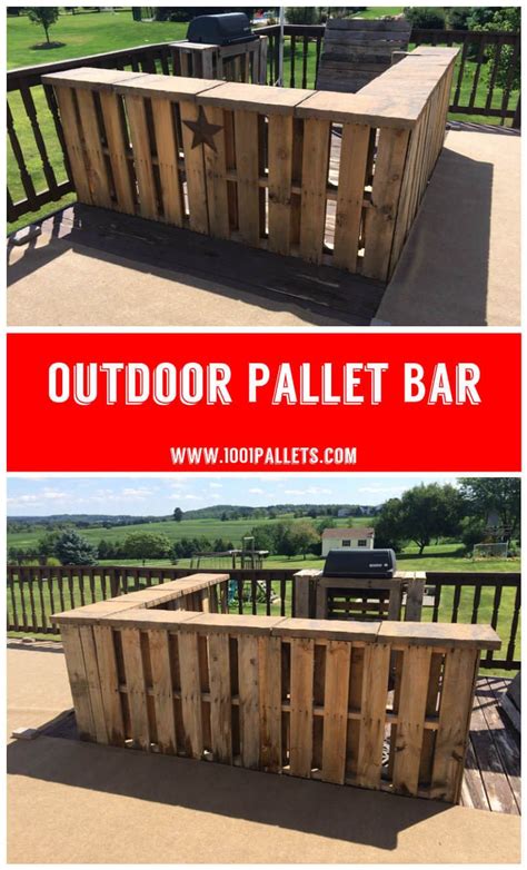 40+ DIY Outdoor Bars that are Easy to Create | Diy outdoor bar, Outdoor pallet bar, Outdoor ...