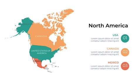 Editable North America Powerpoint Maps Templates North America Map | My XXX Hot Girl