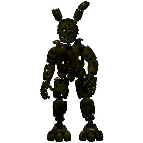 (C4D/FNaF) Stylized Springtrap render by Burgerman1983 on DeviantArt