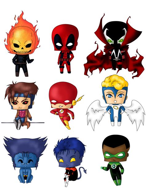 How To Draw Chibi Superheroes