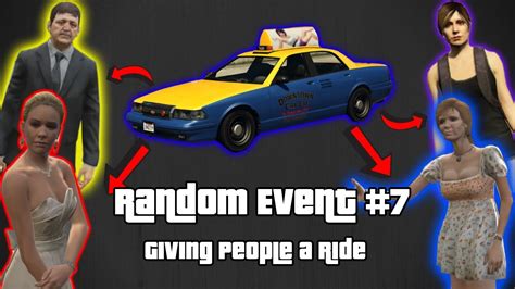 GTA 5 Random Events Guide: Giving People Lifts - YouTube