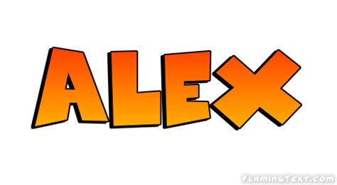 Alex Logo | Free Name Design Tool from Flaming Text