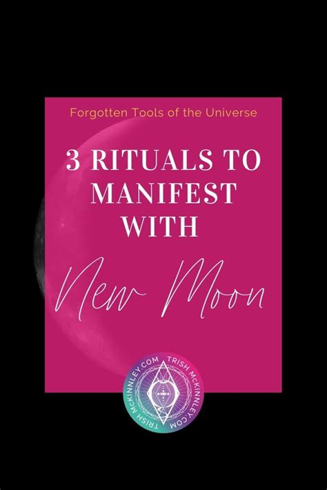 New Moon Rituals | 3 Easy, Simple & Powerful Steps | Trish McKinnley in ...