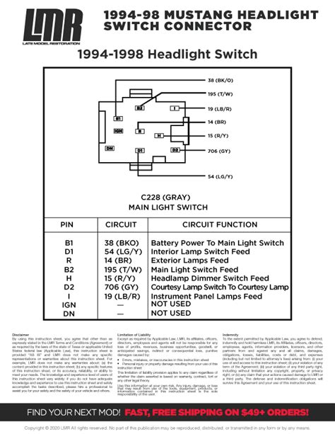 99-04 mustang ignition switch wiring diagram - SairaRegner