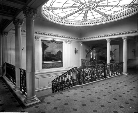 Interiors, RMS Aquitania (1914). Image source here . | Luxury cruise ship, Titanic ship, Cunard ...