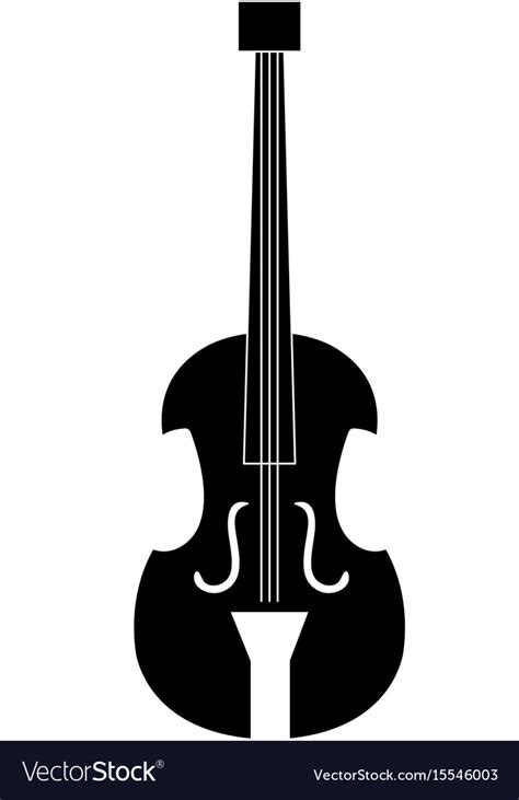 Cello musical instrument icon Royalty Free Vector Image