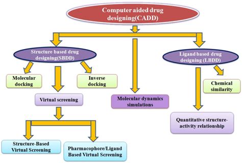 Computer aided drug designing (CADD) -types and subtypes. | Download ...