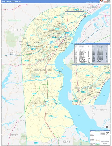 Printable New Castle County Map