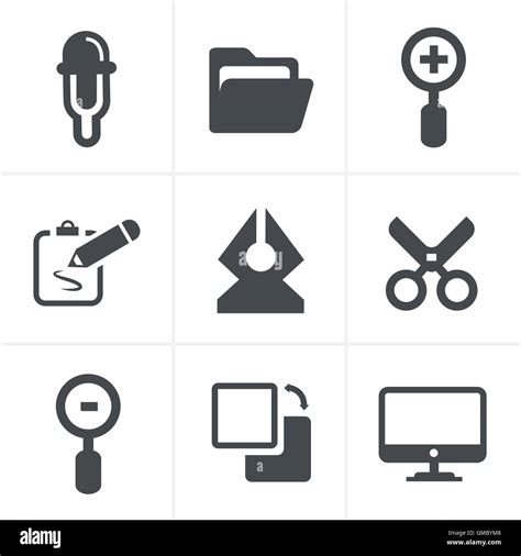 Graphic design icons Stock Vector Image & Art - Alamy