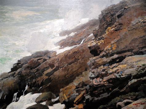 Winslow Homer - High Cliff, Coast of Maine, 1894 at Smithsonian American Art Museum Washington ...