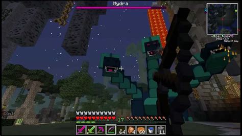 Minecraft Twilight Forest Hydra Boss Battle! - YouTube