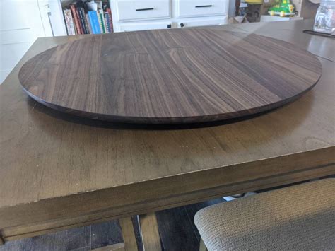 Lazy Susan Turntable 36 Inch Walnut Lazy Susan Extra Large | Etsy