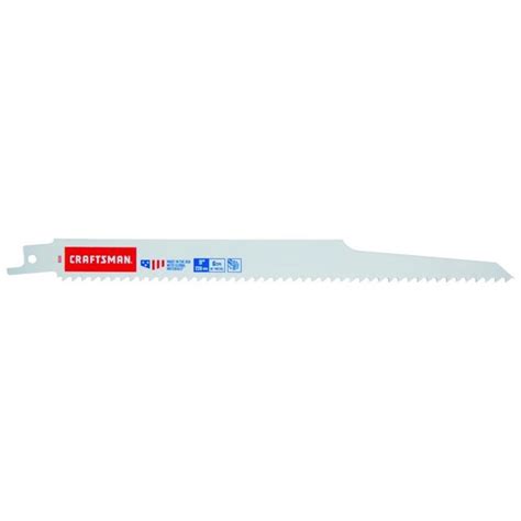 CRAFTSMAN 9-in 6-TPI Wood Cutting Reciprocating Saw Blade in the Reciprocating Saw Blades ...