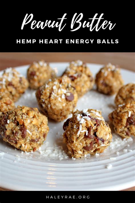 Quick and Easy Peanut Butter Hemp Heart Energy Balls | Hemp recipe ...