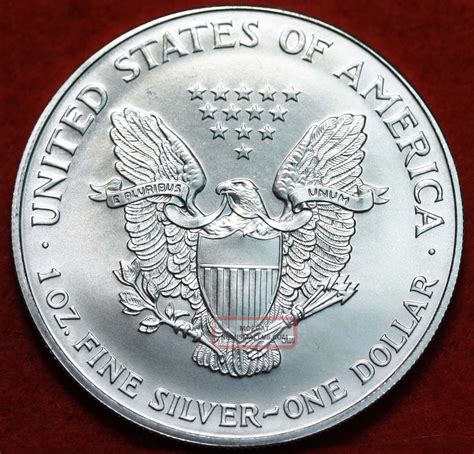 Uncirculated 1999 American Eagle Silver Dollar