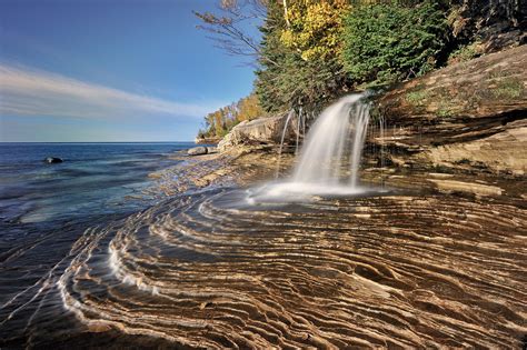 Miners Beach Falls , Pictured Rocks National Lakeshore, Mi… | Flickr