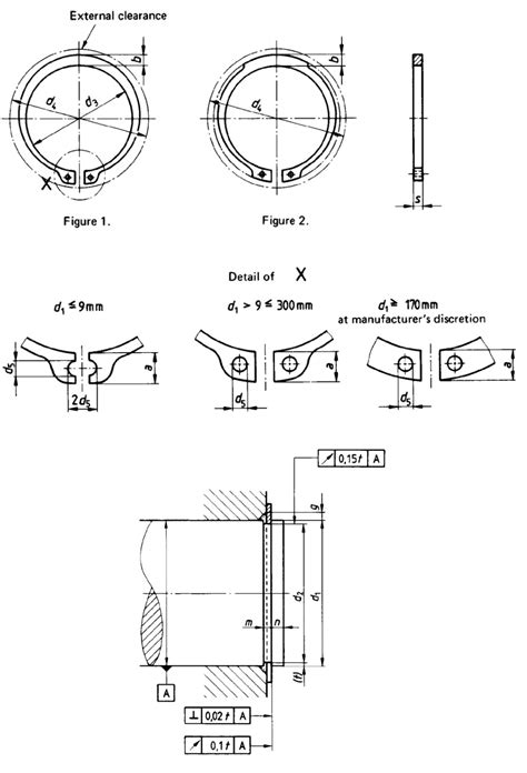 DSH-041 41mm External Snap Ring Pkg of 40 USA Stamped Standard Duty DIN ...