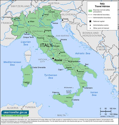 Large Detailed Map Of Italy With Cities