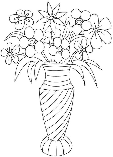 Flower Bouquet Coloring Pages at GetColorings.com | Free printable ...