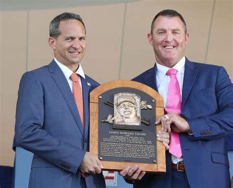 Jim Thome watches "the ultimate dream" unfold in front of him as he enters the Baseball Hall of ...