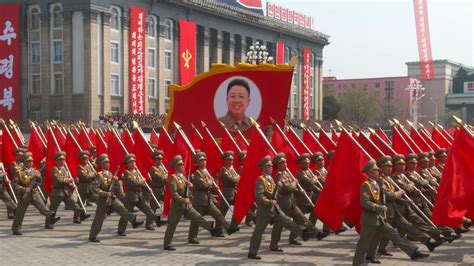 Missiles on parade - Kim Jong Un's North Korea military spectacle ...