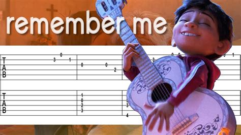 Coco - Remember me Guitar Melody & Rhythm TAB Chords - Chordify