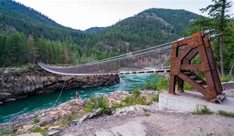 Kootenai Falls Swinging Bridge: Montana's Best Hidden Gem - Uprooted ...