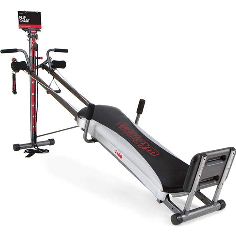 Total Gym 1400 Deluxe Home Fitness Exercise Machine Equipment with Workout DVD | No equipment ...