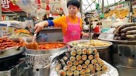 KOREAN STREET FOOD - Gwangjang Market Street Food Tour in Seoul South ...