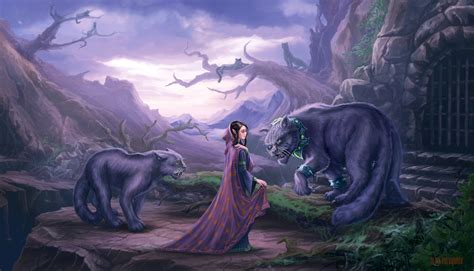 ArtStation - Luthien and Prince of Cats Tevildo